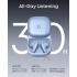 Anker Soundcore Liberty Buds, Semi-in-Ear Design, Removable Ear Fins, Real-Time Adaptive Noise Cancelling, Fast Charging, Wireless Bluetooth Earbuds, Translation Earbuds, 30H Playtime - Blue